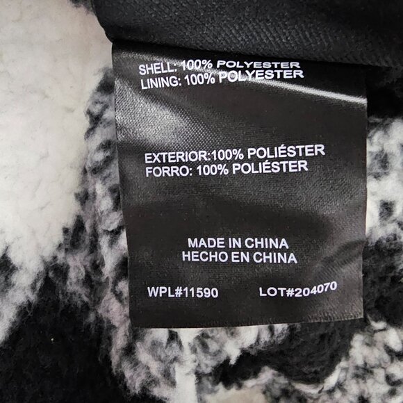 Weatherproof New Women's Reversible Ultra Cozy Plush Fleece Hooded Plaid Jacket - Picture 9 of 11